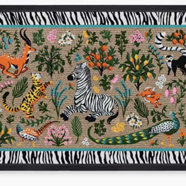 Iris Apfel Splendor In The Grass Doormat