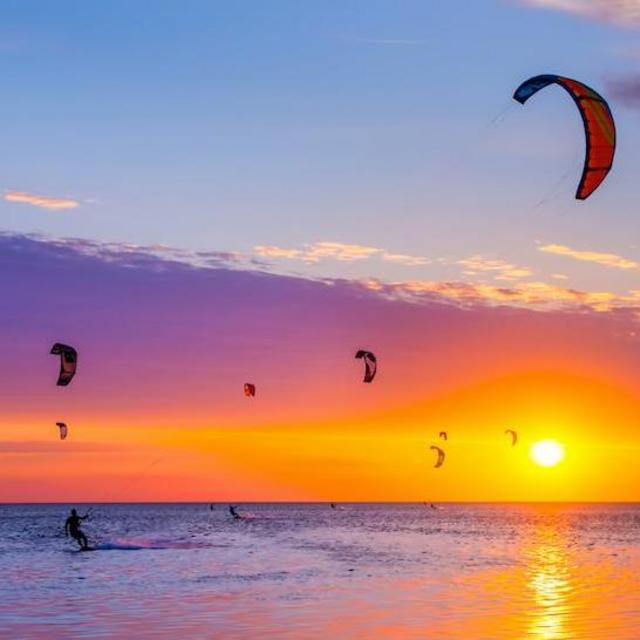 Kiteboarding Lesson on the Mediterranean Sea