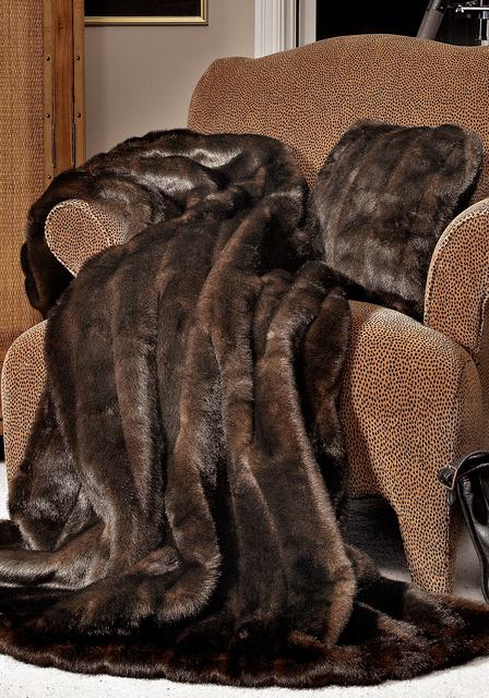 Sable Signature Series Faux Fur Throw Blankets