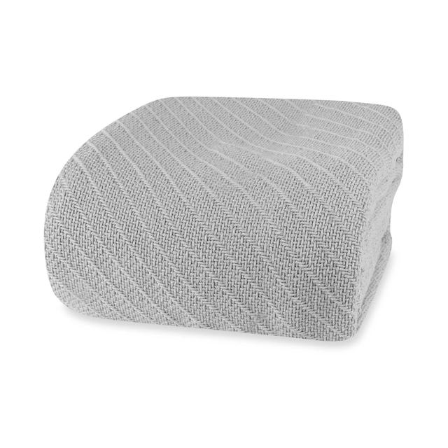 Bed Bath & Beyond Wamsutta® Classic Cotton King Blanket in Grey
