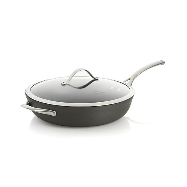 Crate & Barrel Calphalon Contemporary ™ Nonstick 13" Deep Skillet with Lid