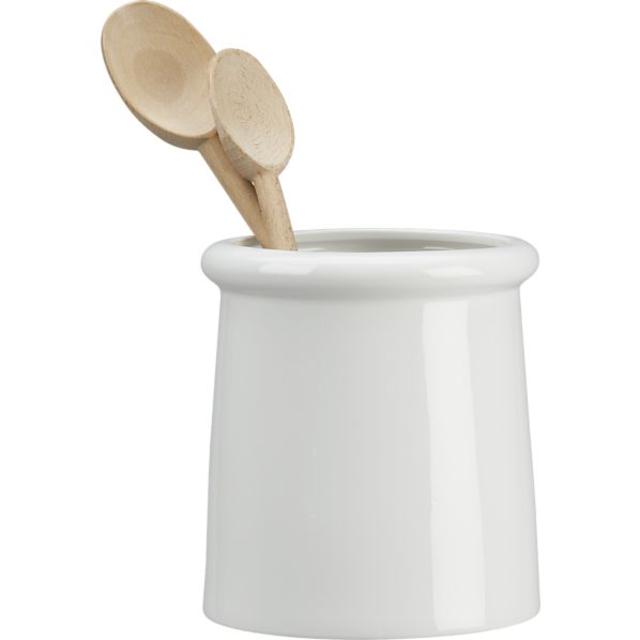 Crate & Barrel Porcelain Utensil Holder