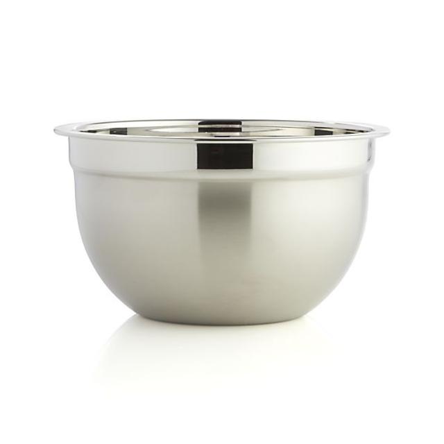 Crate & Barrel Stainless Steel 3-Quart Bowl