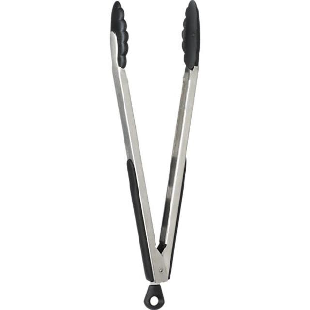 Crate & Barrel OXO ® Large Stainless and Nylon Tongs