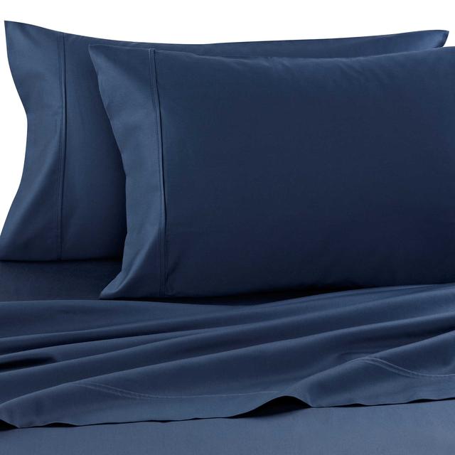Bed Bath & Beyond Wamsutta® 400 Thread Count King Sheet Set in Navy