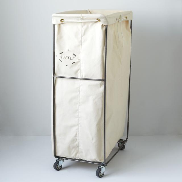 Narrow Elevated Laundry Basket