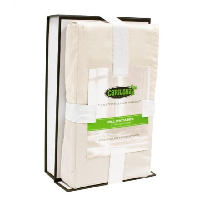Cariloha Resort Bamboo Standard Pillow Case Set - Ivory