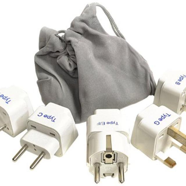 Ceptics GP-5PK International Travel Worldwide Plug Adapter Set