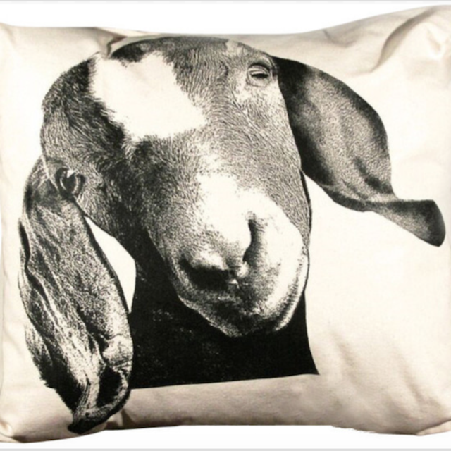 Goat Head Pillow, Large