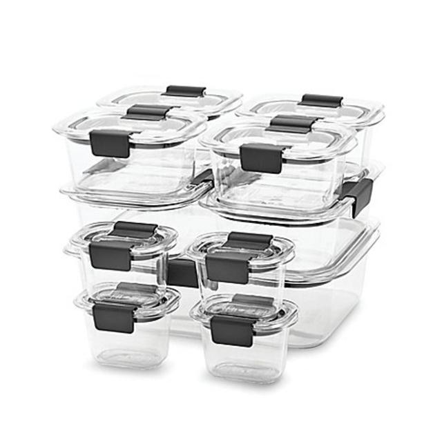 Rubbermaid Brilliance 22-piece Food Storage Container Set