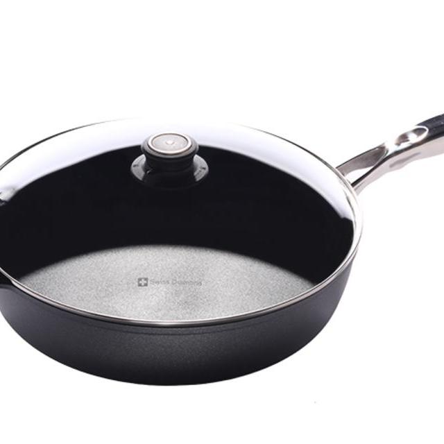 Induction Saute Pan w/ Stainless Steel Handle & Lid - 5.8 qt (12.5")