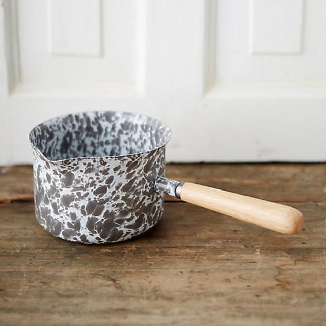 Marbled Enamel Sauce Server