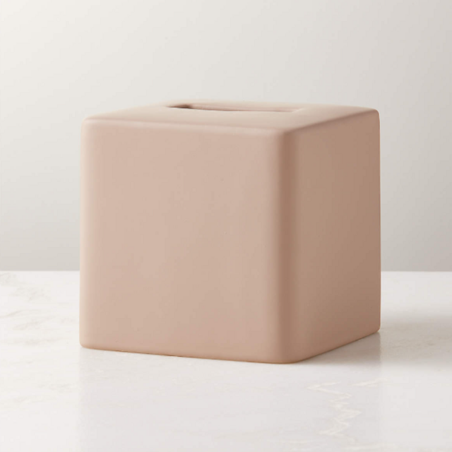 Rubber-Coated Sand Tissue Box Cover