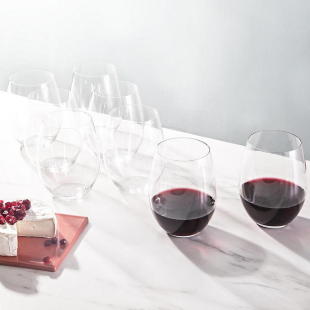Riedel O Stemless Cabernet/Merlot Wine Glass, Set of 8