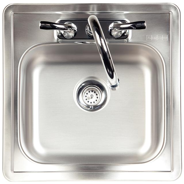 Kindred Essential Satin 2-Hole Stainless Steel Drop-in Commercial/Residential Bar Sink