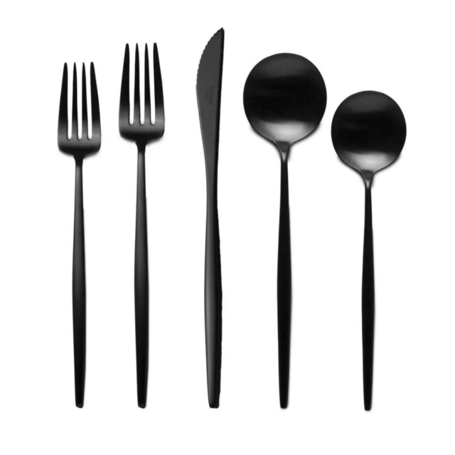 Flatware - Matte Black (Set of 20 Pieces)
