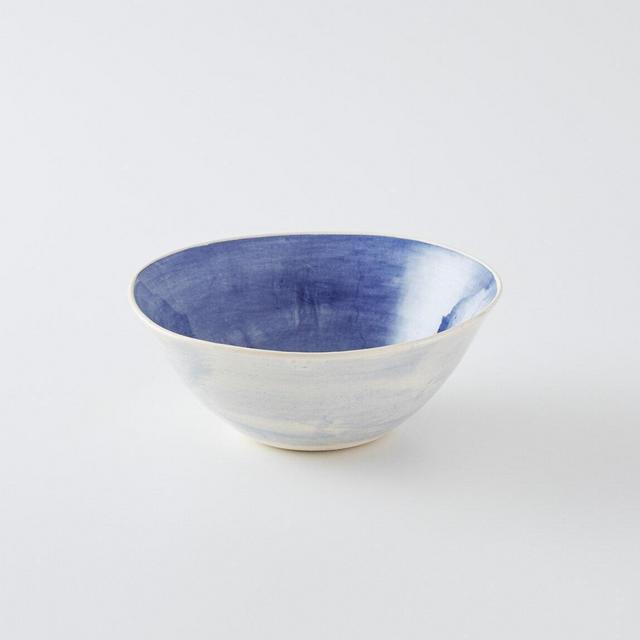 Wonki Ware Pasta Bowl Plain Beachsand in Blue