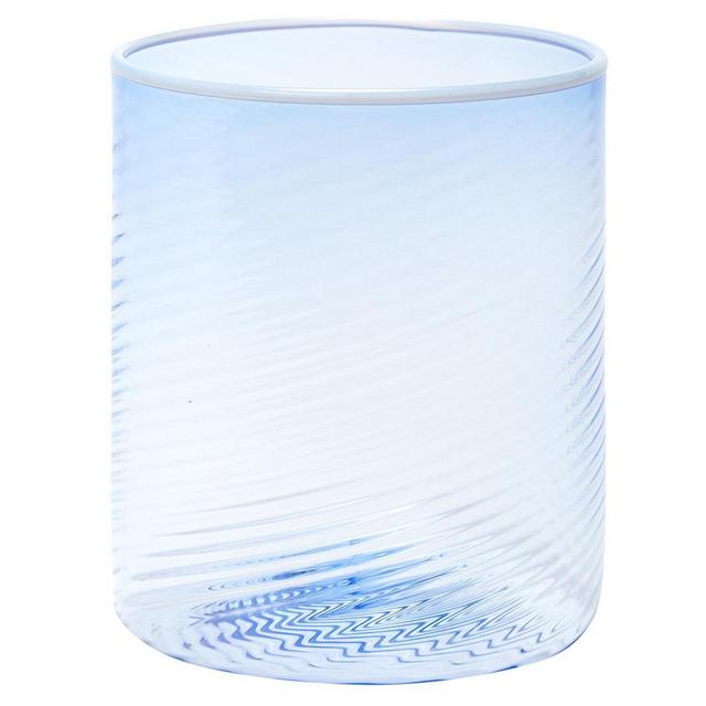 Blue Twist Tumbler with White Rim – Land Of Belle