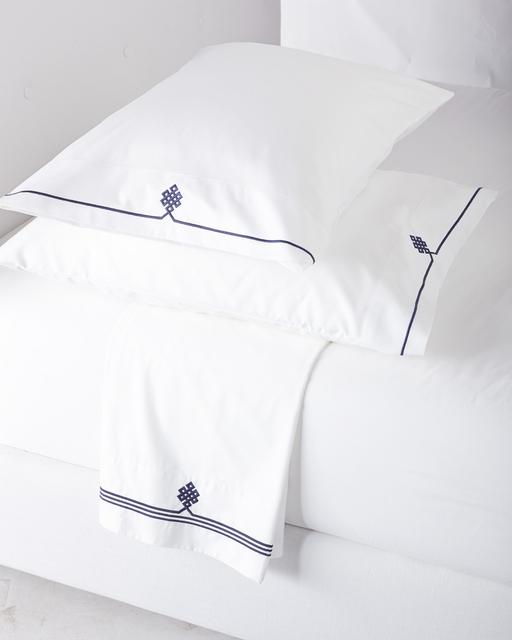 Gobi Embroidered Sheet Set | Navy - King