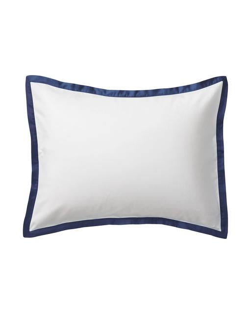 Border Frame King Sham | Navy