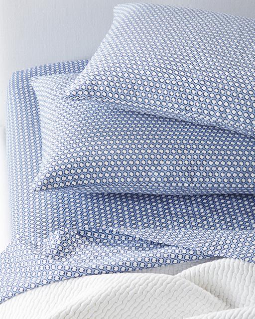 French Ring Sheet Set | King - Navy