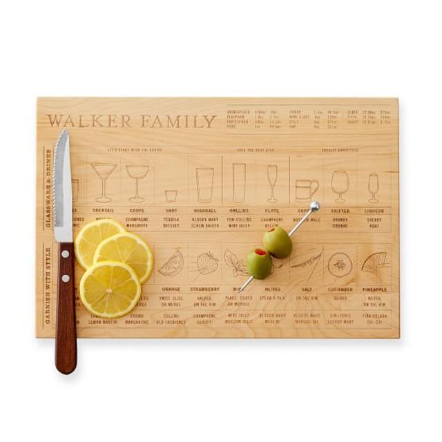 Bartender's Prep Board