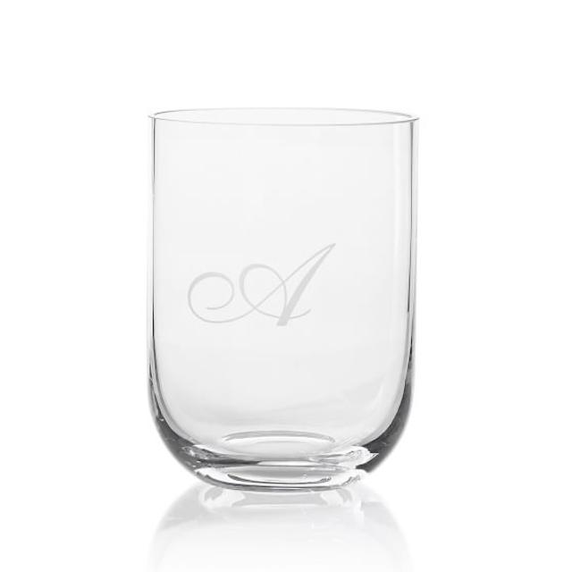 Hand Blown Vase w/ Monogram
