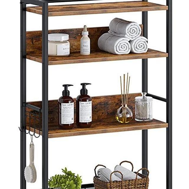 Bathroom Space Saver, 4-Tier Over The Toilet Storage Rack