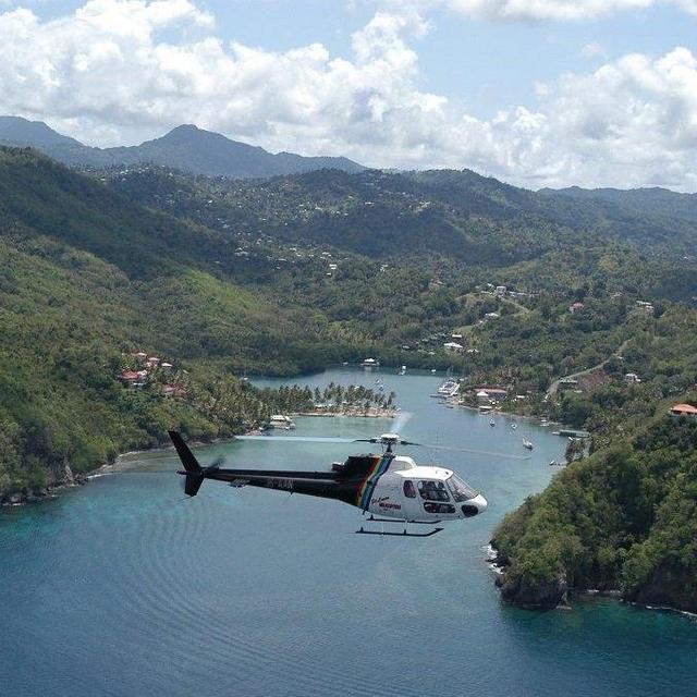 Helicopter Transfer from Airport to Sandals Resort