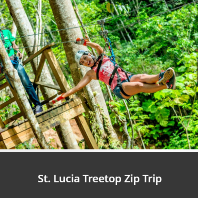 Zip Line in St. Lucia