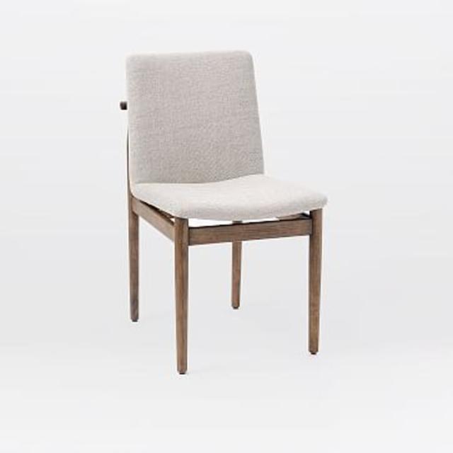 Framework Upholstered Dining Chair - Gravel (Twill)
