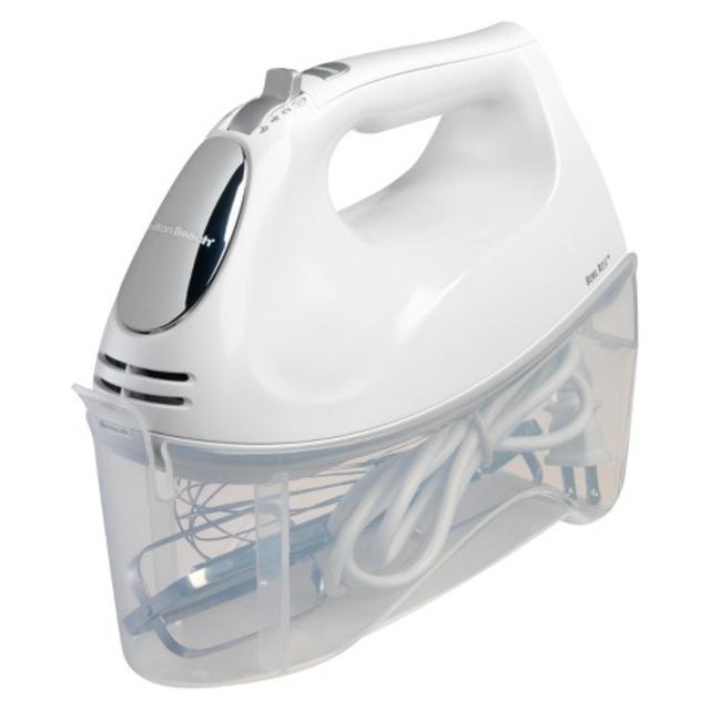 Hamilton Beach® 6 Speed White Hand Mixer with Case- 62632R product details page