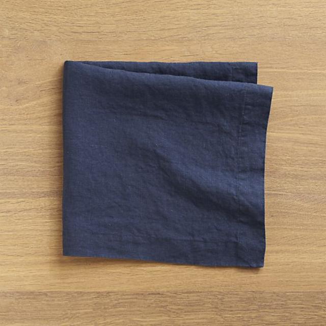 Helena Indigo Linen Napkin