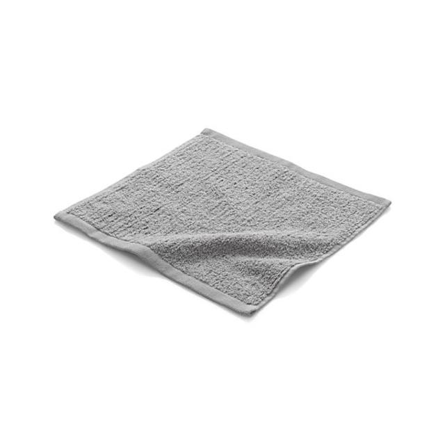 Ribbed Grey Washcloth