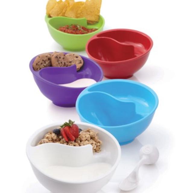 Obol - The Original Never Soggy Cereal Bowl - Lg, White