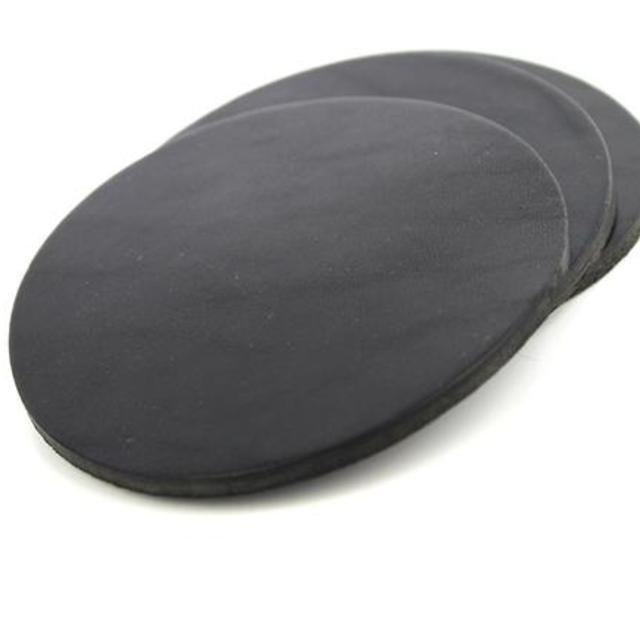 English Bridle Leather Coasters - Black