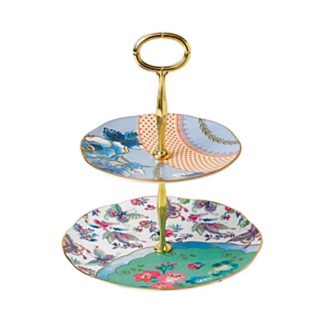 WedgwoodButterfly Bloom 2-Tier Cake Stand