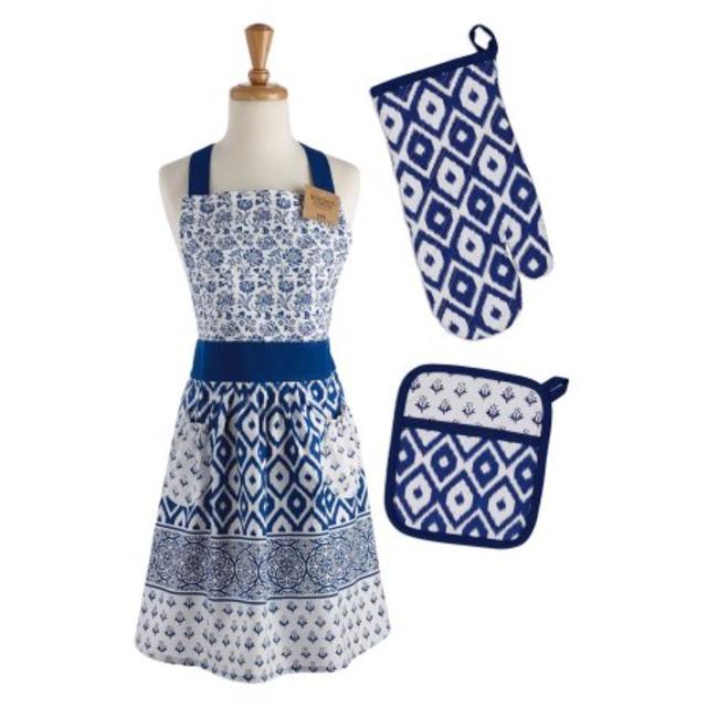 Design Imports Blue Market Chef Set