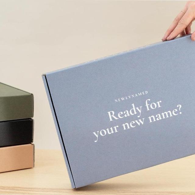 NewlyNamed Box | Personalized Name Change After Marriage Kit