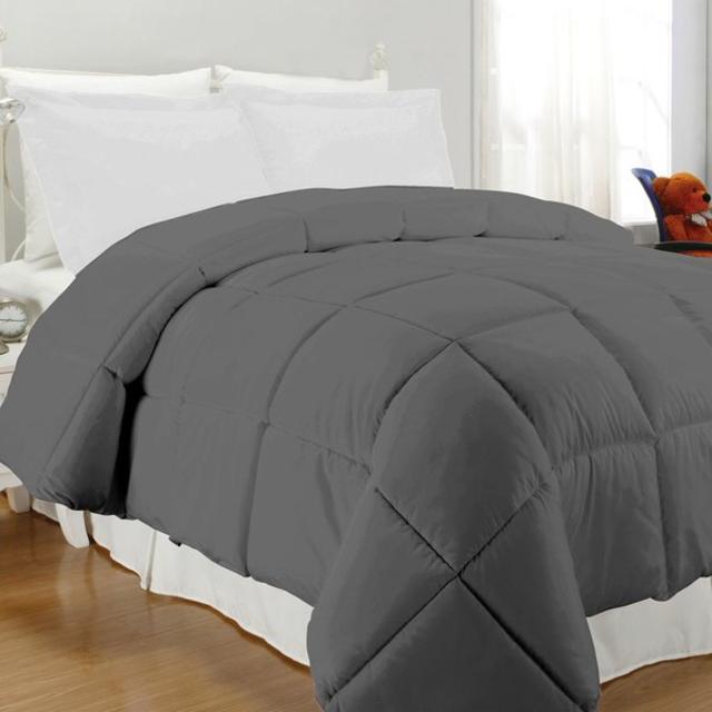 Solid Microfiber Down Alternative Comforter by South Bay