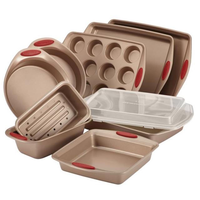 Cucina 10 Piece Nonstick Bakeware Set by Rachael Ray