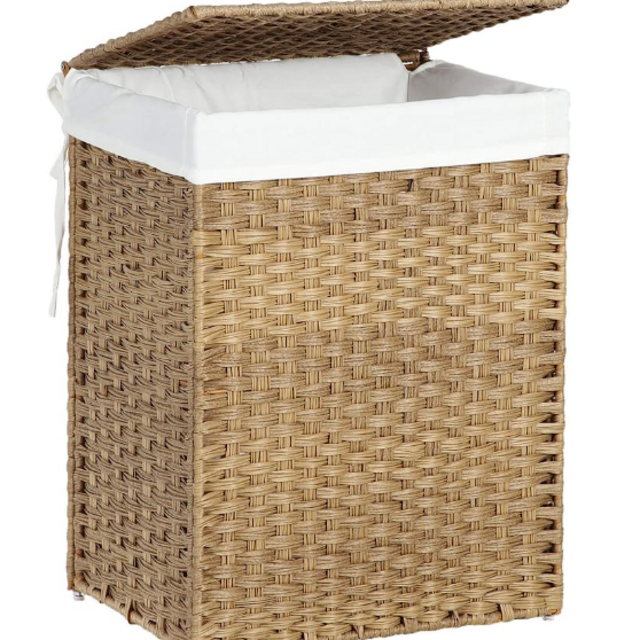 SONGMICS Handwoven Laundry Hamper