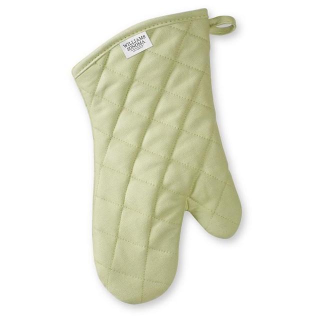 Williams Sonoma Solid Oven Mitt, Sage Green (Set of 2)