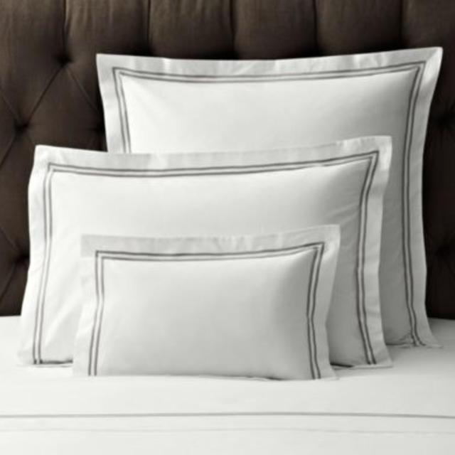 Restoration Hardware White Sham-Boudior