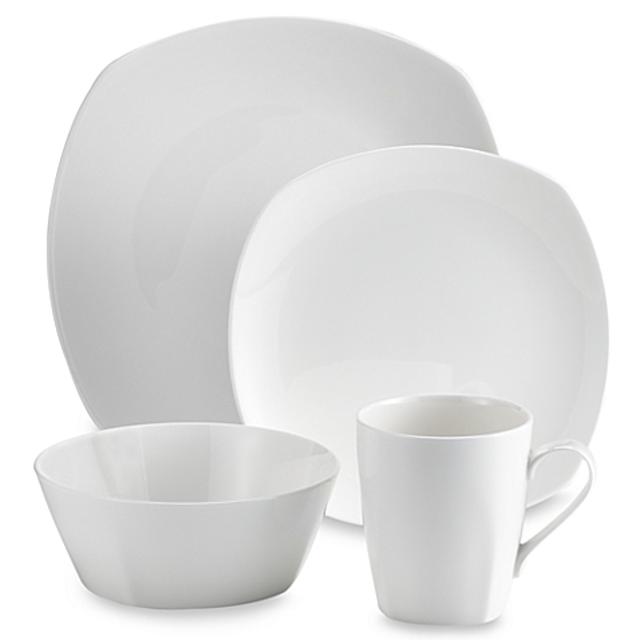 Tabletops Unlimited® Quattro Bone China 16-Piece Dinnerware Set