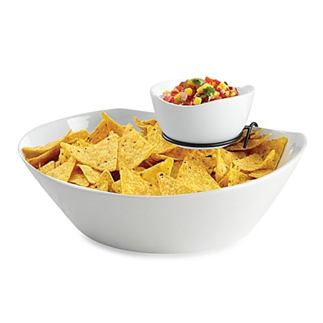 B. Smith Chip and Dip Server with Iron Holder