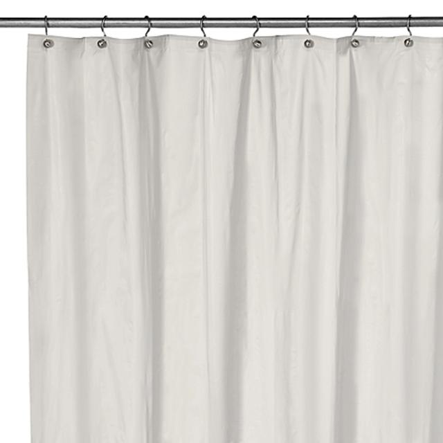 Eco Soft EVA Vinyl White 70-Inch x 72-Inch Shower Liner