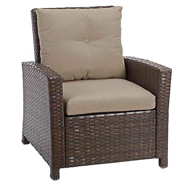 Barrington Wicker Club Chair in Sand