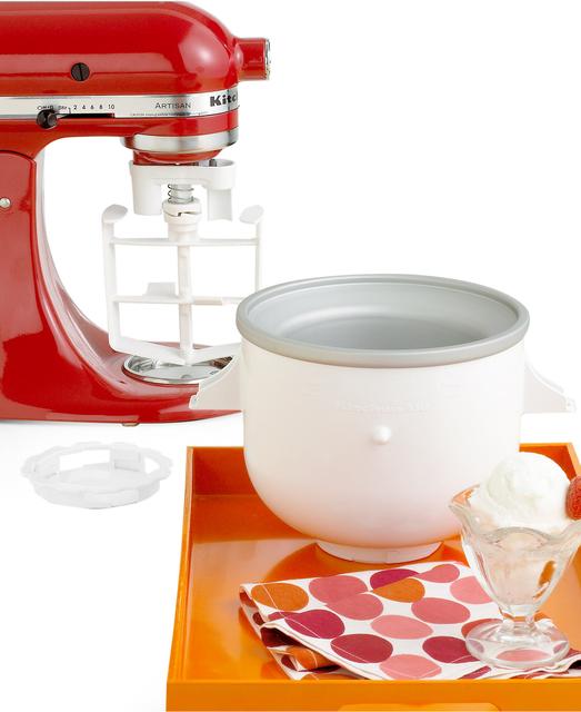 KitchenAid KICA0WH Ice Cream Maker Stand Mixer Attachment