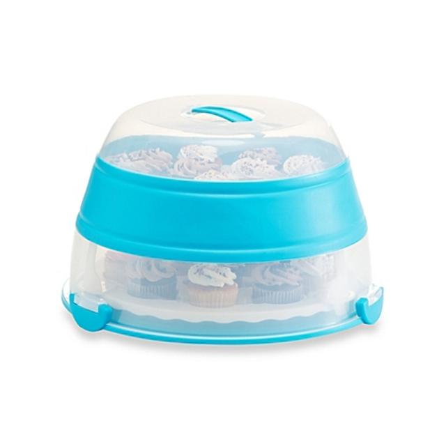 prepworks® Collapsible Cupcake and Cake Carrier